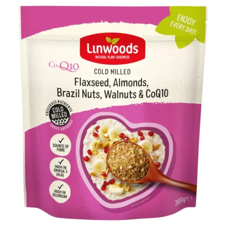 COLD MILLED FLAXSEED, ALMONDS, BRAZIL NUTS  350G