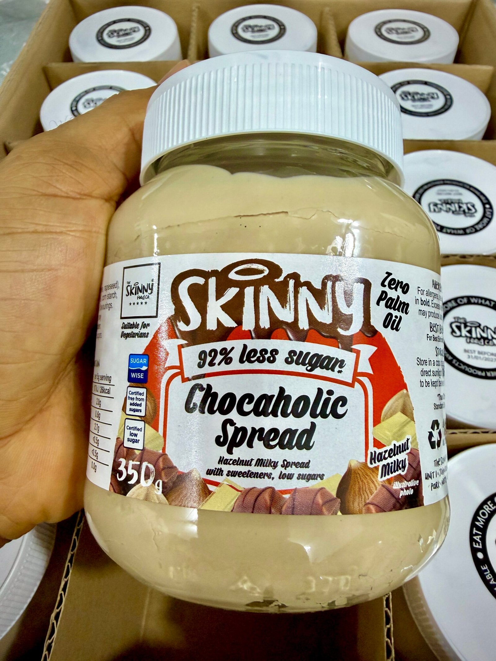 SKINNY CHOCAHOLC SPREAD (HAZELNUT MILKY)