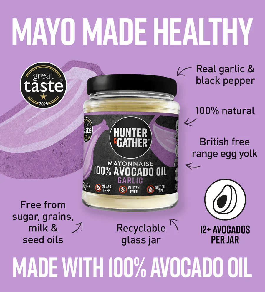 HUNTER & GATHER MAYONNAISE AVOCADO OIL GARLIC