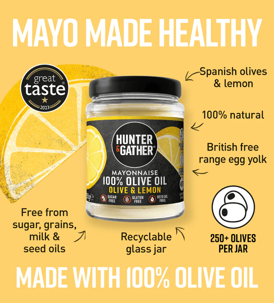 HUNTER & GATHER MAYONNAISE OLIVE AND LEMON
