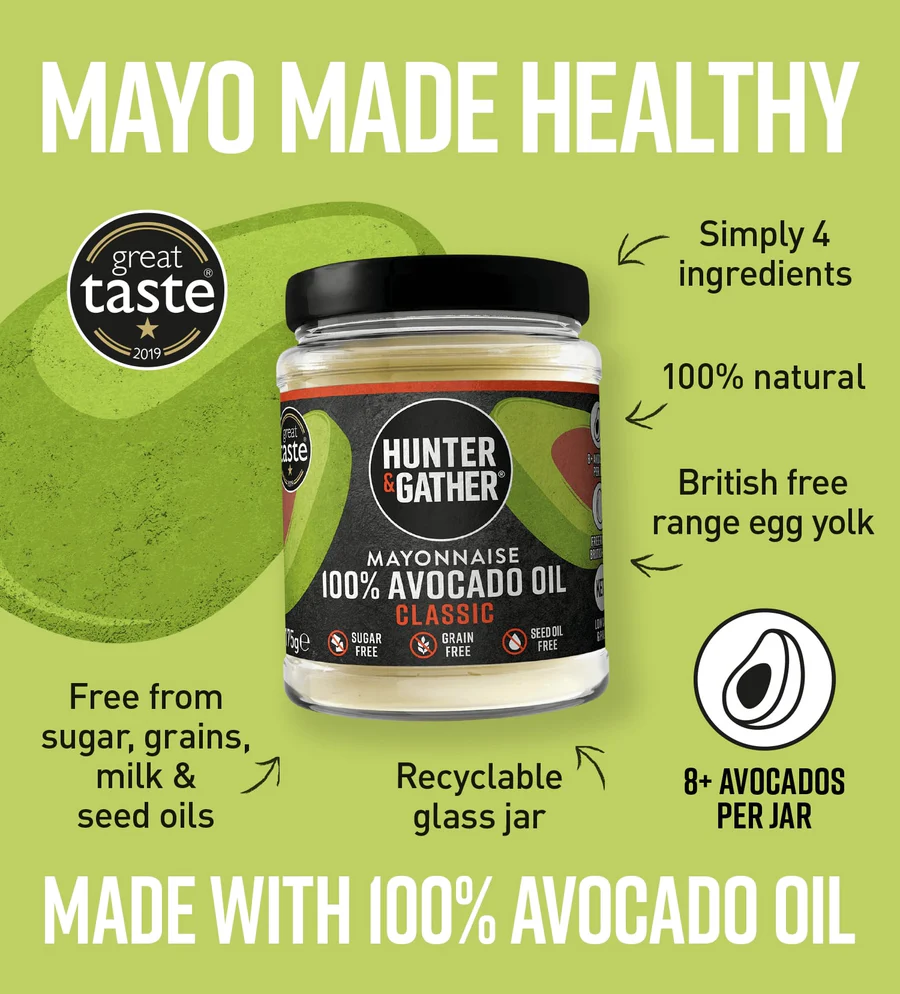 HUNTER & GATHER MAYONNAISE 100% AVOCADO OIL CLASSIC
